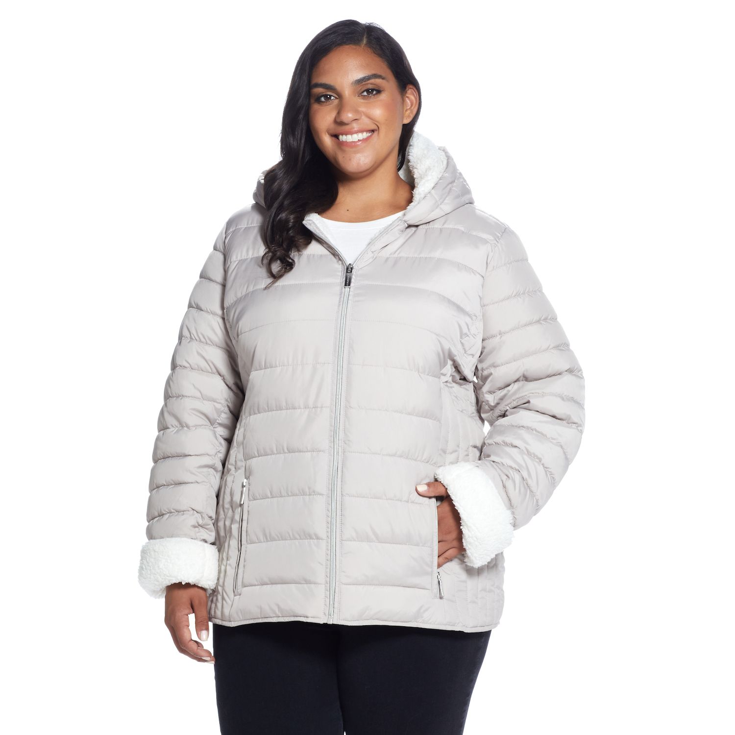 kohls womens white coats