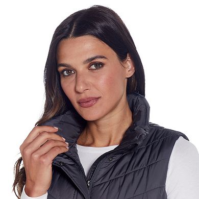  Women's Weathercast Quilted Long Puffer Vest