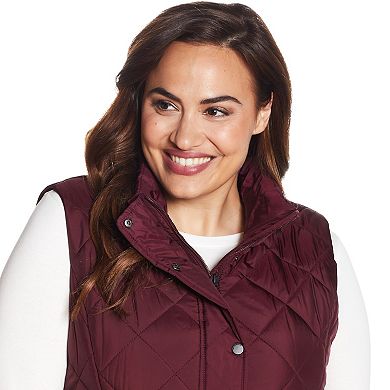 Women's Weathercast Sherpa-Trim Puffer Vest