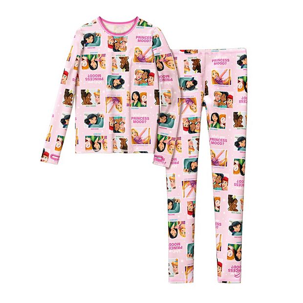 Cuddl Duds Disney Princess 2-Piece Base Layer Underwear Toddler Girl Size  5T NEW
