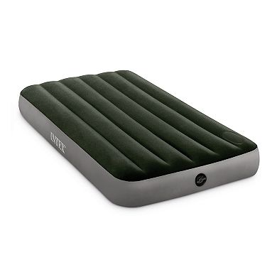 Intex Dura-Beam Standard Series Downy Airbed with Built-In Foot Pump, Twin Size