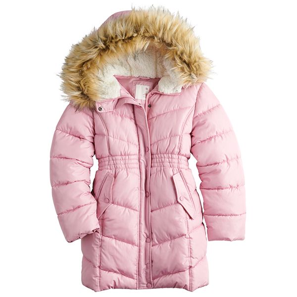 Girls 4-16 SO® Long Heavyweight Puffer Jacket