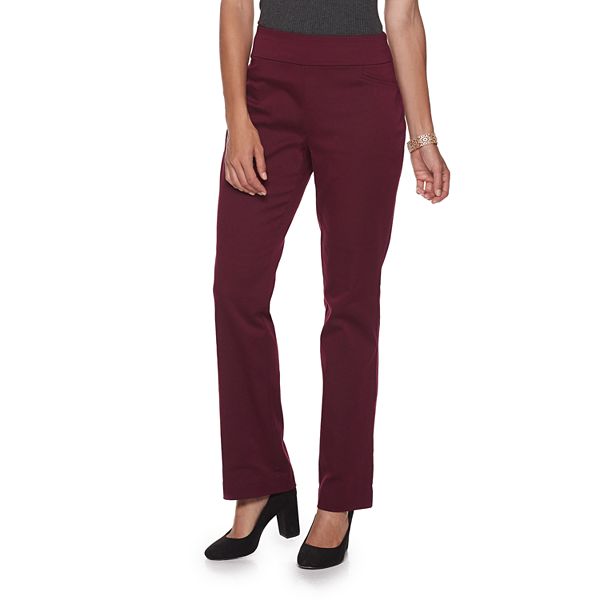 Women's Croft & Barrow® Effortless Stretch Pull-On Bootcut Pants