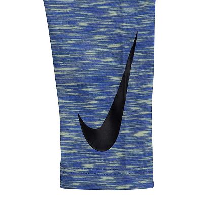 Baby Girl Nike Ruffle Zip-Up Hoodie & Stripe Dye Leggings Set
