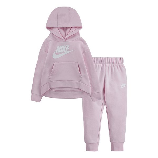 Girl Nike Sportswear Club Fleece Hoodie and Joggers Set