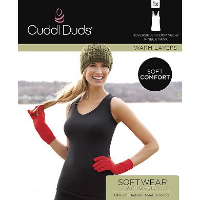 Women's Cuddl Duds Reversible Softwear with Stretch Tank Top