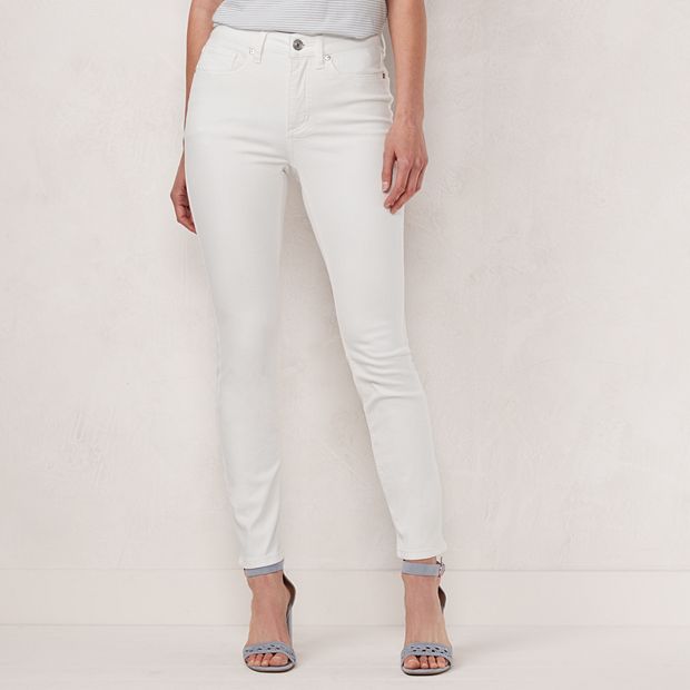 Petite LC Lauren Conrad Feel Good High-Rise Skinny Ankle Jeans