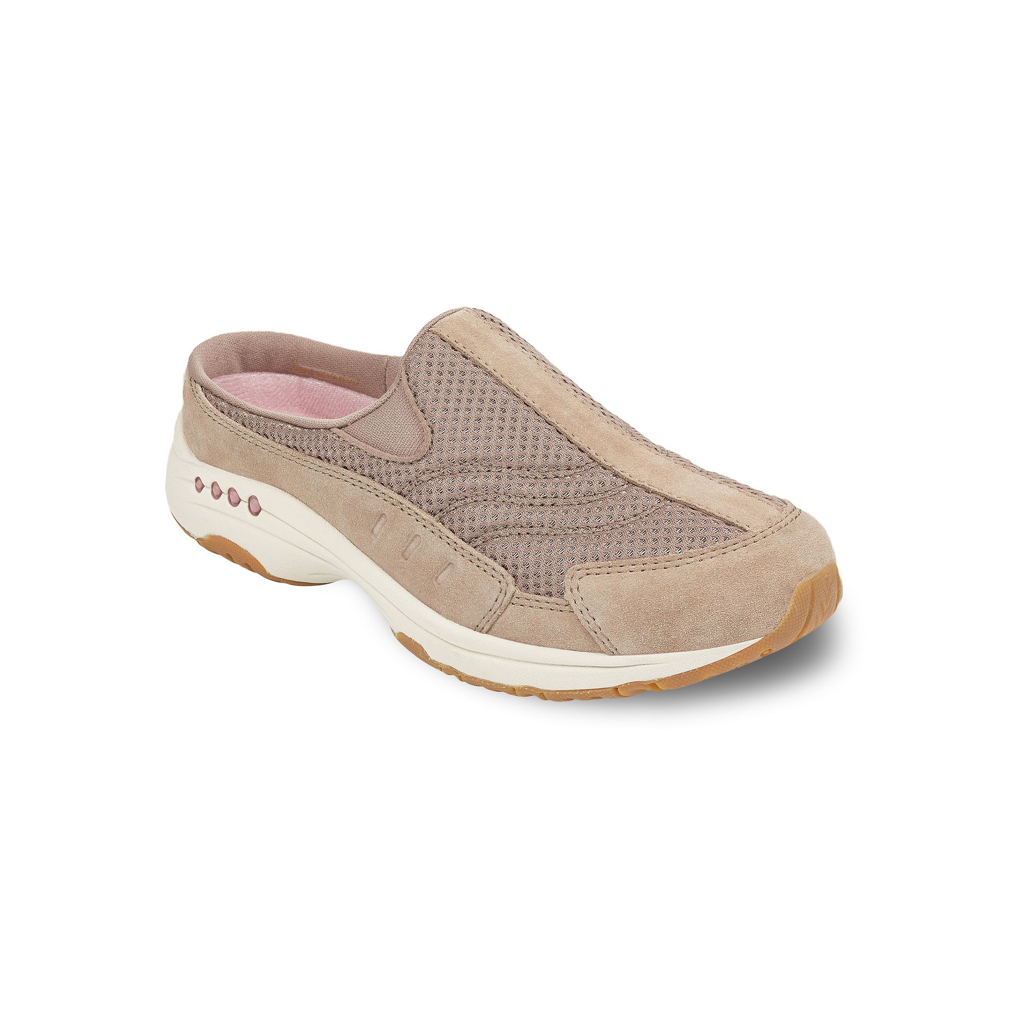 Easy Spirit Traveltime Womens Classic Mules, Size: 6 Wide, Fungi Brown