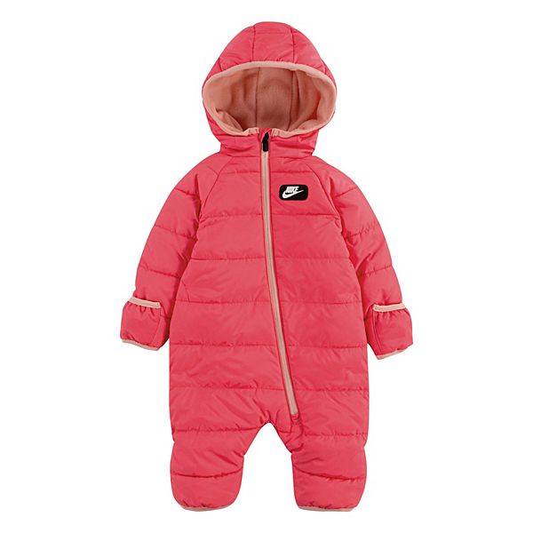 & Toddler Girl Nike Snowsuit with Foldover Footies