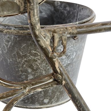 Stella & Eve Bike Farmhouse Planter Floor Decor