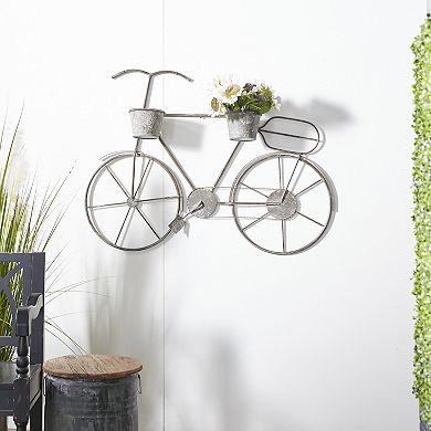 Stella & Eve Bike Farmhouse Planter Floor Decor