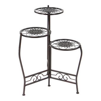 Stella & Eve Tiered Plant Stand Floor Decor 3 pc Set