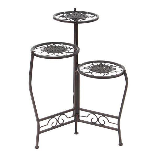 Stella & Eve Tiered Plant Stand Floor Decor 3-piece Set