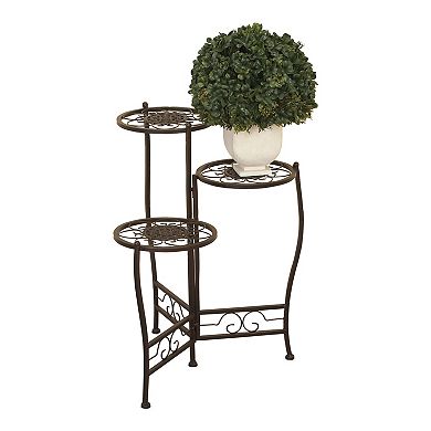 Stella & Eve Tiered Plant Stand Floor Decor 3-piece Set