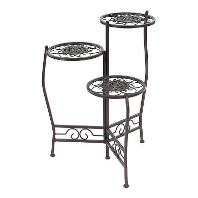 Stella & Eve Tiered Plant Stand Floor Decor 3-piece Set