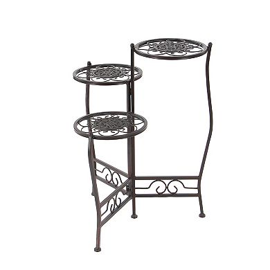 Stella & Eve Tiered Plant Stand Floor Decor 3-piece Set