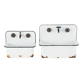 Stella & Eve Farmhouse Planter Wall Decor 2 pc Set