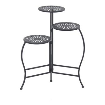 Stella & Eve Black Traditional Plant Stand Floor Decor