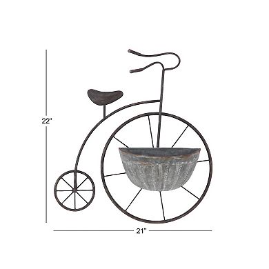 Stella & Eve Country Bike Plant Stand Wall Decor