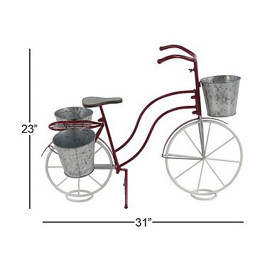 Stella & Eve Vintage Inspired Bike Planter Floor Decor