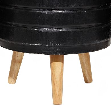 CosmoLiving by Cosmopolitan White Planter Floor Decor 3-piece Set