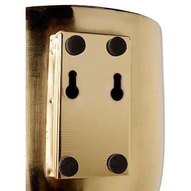 Stella & Eve Metallic Silver Finish Planter Wall Decor 3-piece Set