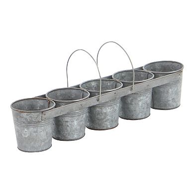 Stella & Eve Gray Farmhouse Planter Table Decor