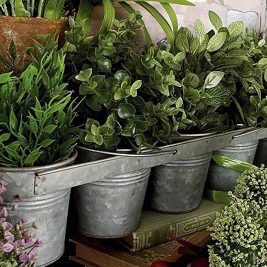 Stella & Eve Gray Farmhouse Planter Table Decor