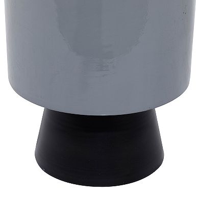 Stella & Eve Red Black Modern Planter Floor Decor 2-piece Set