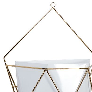 CosmoLiving by Cosmopolitan White Planter Wall Decor 2-piece Set