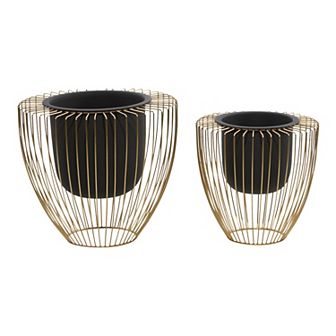 Stella & Eve Contemporary Planter Table Decor 2 pc Set