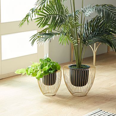 Stella & Eve Contemporary Planter Table Decor 2-piece Set