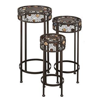 Stella & Eve Traditional Plant Stand Table 3 pc Set