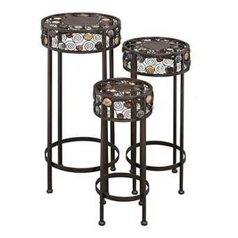 Stella & Eve Traditional Plant Stand Table 3 pc Set