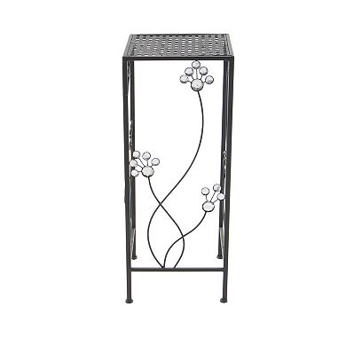 Stella & Eve Floral Traditional Plant Stand Floor Decor