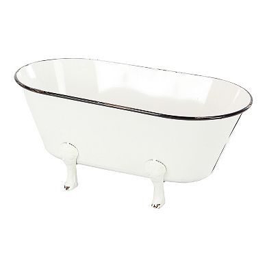 Stella & Eve Farmhouse Decorative Bathtub Planter Table Decor