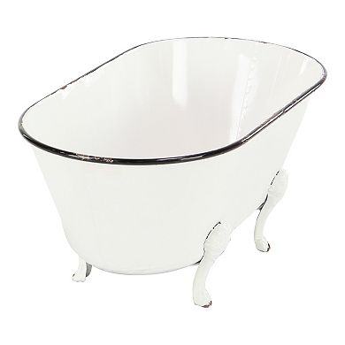 Stella & Eve Farmhouse Decorative Bathtub Planter Table Decor