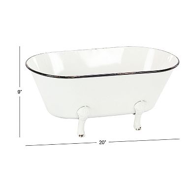 Stella & Eve Farmhouse Decorative Bathtub Planter Table Decor