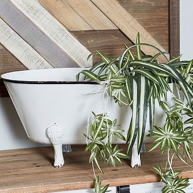 Stella & Eve Farmhouse Decorative Bathtub Planter Table Decor