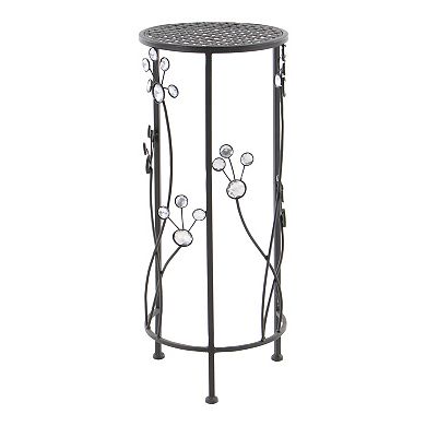Stella & Eve Traditional Floral Plant Stand Floor Decor 3-piece Set