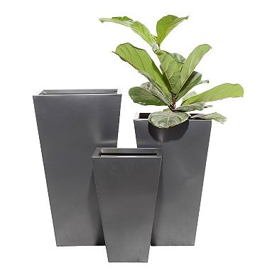 Stella & Eve Tapered Planter Floor Decor 3-piece Set