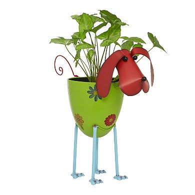 Stella & Eve Dog Farmhouse Planter Floor Decor