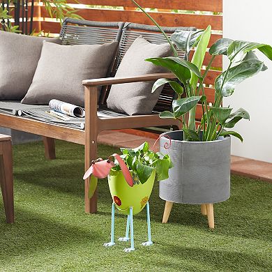 Stella & Eve Dog Farmhouse Planter Floor Decor