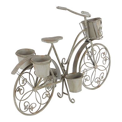 Stella & Eve Vintage Inspired Bike Plant Stand Floor Decor