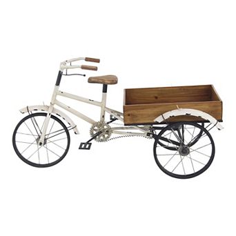 Stella & Eve Decorative Bike Farmhouse Plant Stand Floor Decor