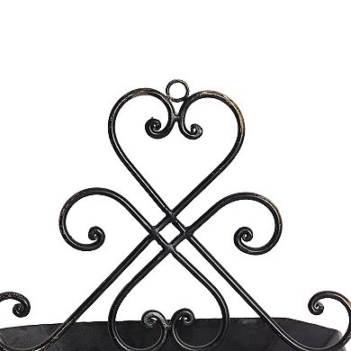 Stella & Eve Scroll Brown Planter Wall Decor 2-piece Set