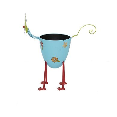 Stella & Eve Multicolor Farmhouse Cat Planter Floor Decor