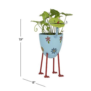 Stella & Eve Multicolor Farmhouse Cat Planter Floor Decor