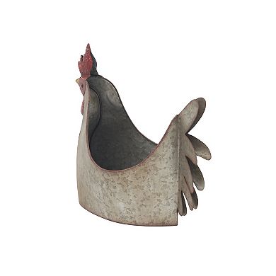 Stella & Eve Chicken Farmhouse Planter Floor Decor