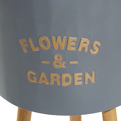 Stella & Eve Flowers Garden Planter Floor Decor 3-piece Set